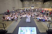 「ちゃおフェス×りぼん★みらいフェスタ ガールズコミックフェス 2024」内のTVアニメ「ハニーレモンソーダ」のスペシャルステージに登場した市ノ瀬加那。