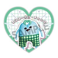 「アニメ『エグミレガシー』アクリルバッジ センター分け・チェック」