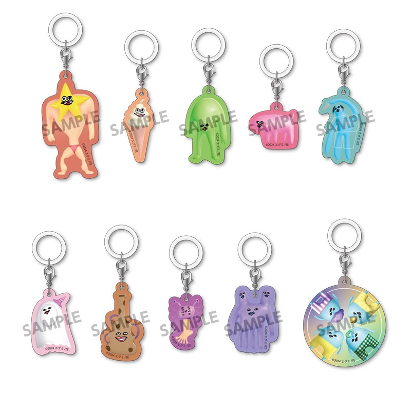 「アニメ『エグミレガシー』トレーディングアンブレラチャーム」全10種