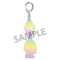 「アニメ『エグミレガシー』オーロラアクリルキーホルダー うっかりハチべー＆パーマ・ストライプ」