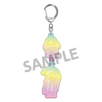 「アニメ『エグミレガシー』オーロラアクリルキーホルダー 招かれざる客＆モヒカン・ドット」