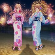 「恋は双子で割り切れない」浴衣姿の琉実と那織が手を差し出す描き下ろしビジュアル