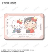 「ボッジ×ハローキティ スクエア缶バッジ AMNIBUS/ARMA BIANCA限定特典」