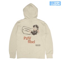 「ガルパン」IV号戦車マニュアルの表紙をデザインしたパーカー、学園モチーフも