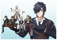 コラボキャンペーンとして、「口福堂」150店舗にて配布されるクリアファイルの絵柄。