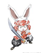 シークルゥ（CV：花江夏樹）。 ヴァイスアッシュの息子でエムルの兄。甲冑を身に着け、侍風な言葉使いで話す。「七つの最強種」の一角、天覇のジークヴルムに認められた開拓者・秋津茜をヴァイスアッシュに紹介しようとラビッツに連れてくる。