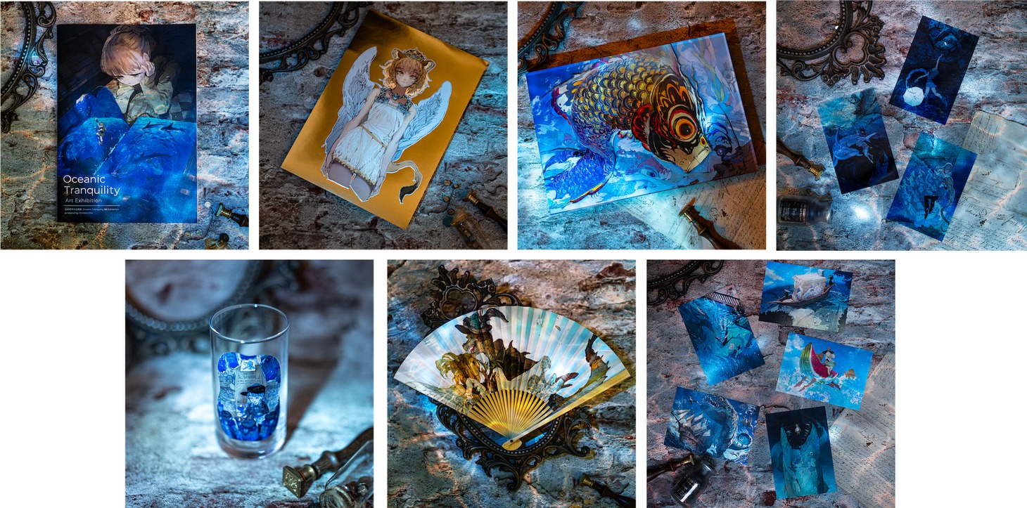 「出水ぽすか企画展 Oceanic Tranquility Art Exhibition」オリジナルグッズ
