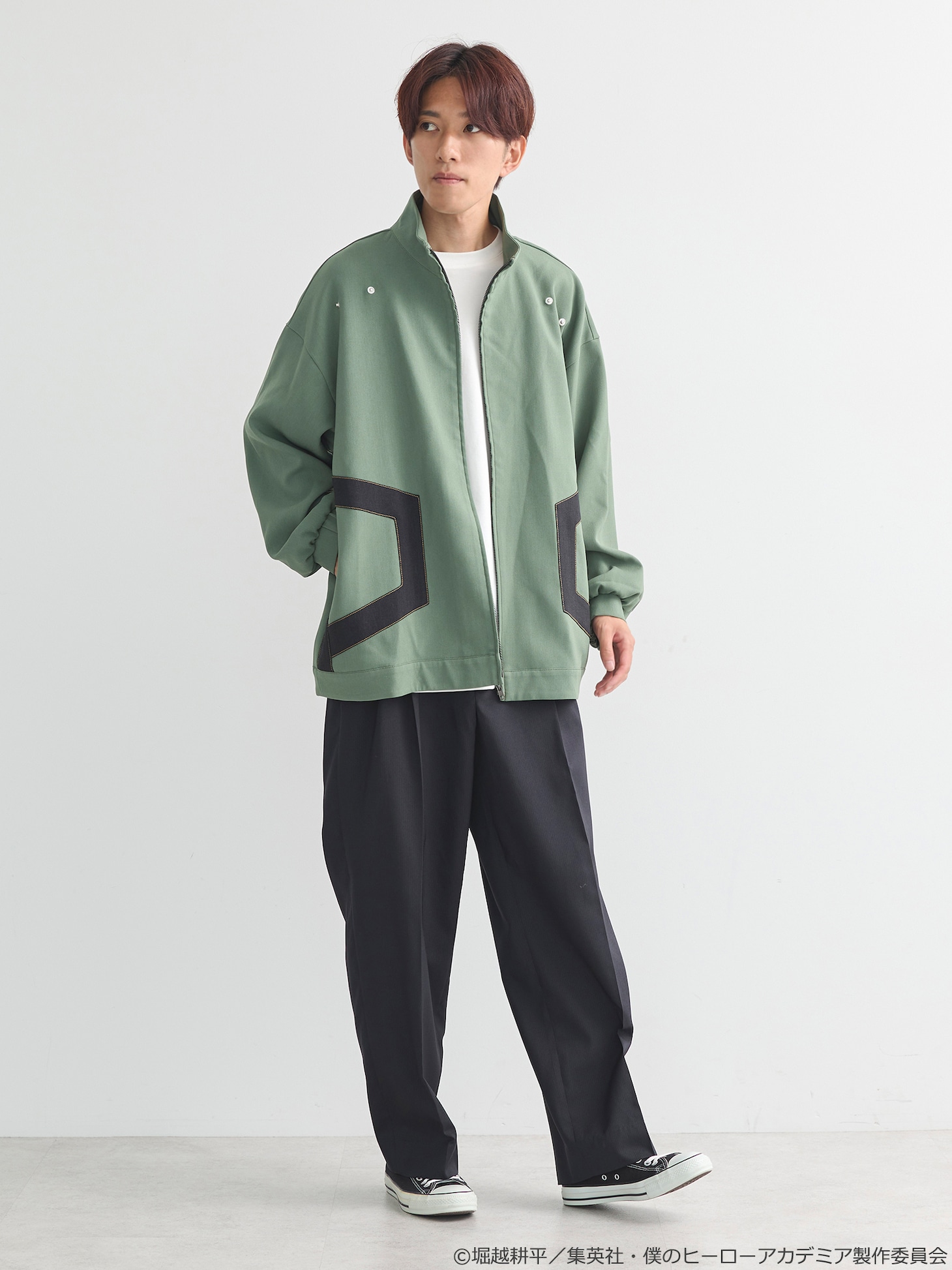 「緑谷出久 イメージ ブルゾン」の着用例。