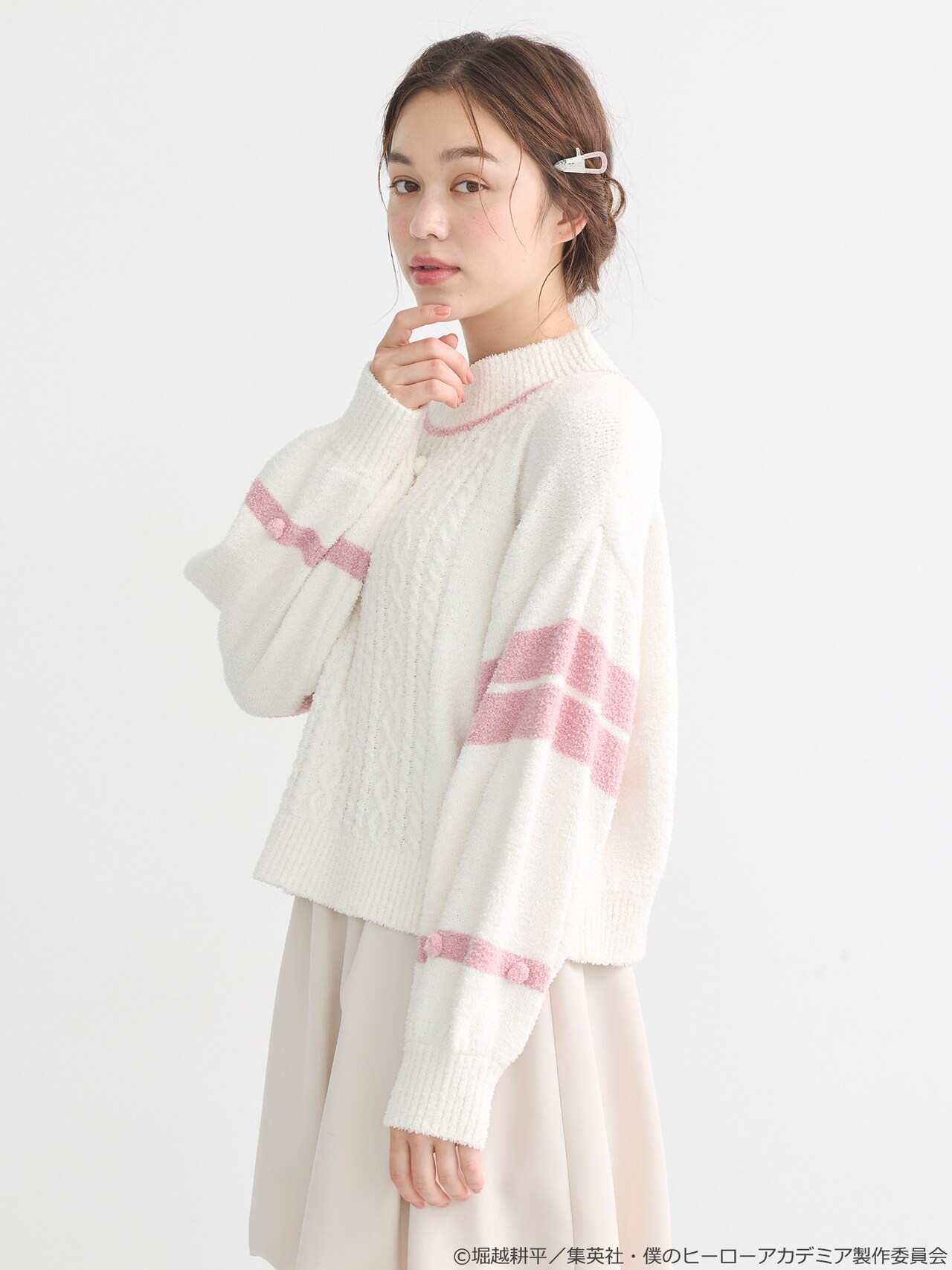 麗日お茶子 イメージ ニットプルオーバー」の着用例。 - ヒロアカ