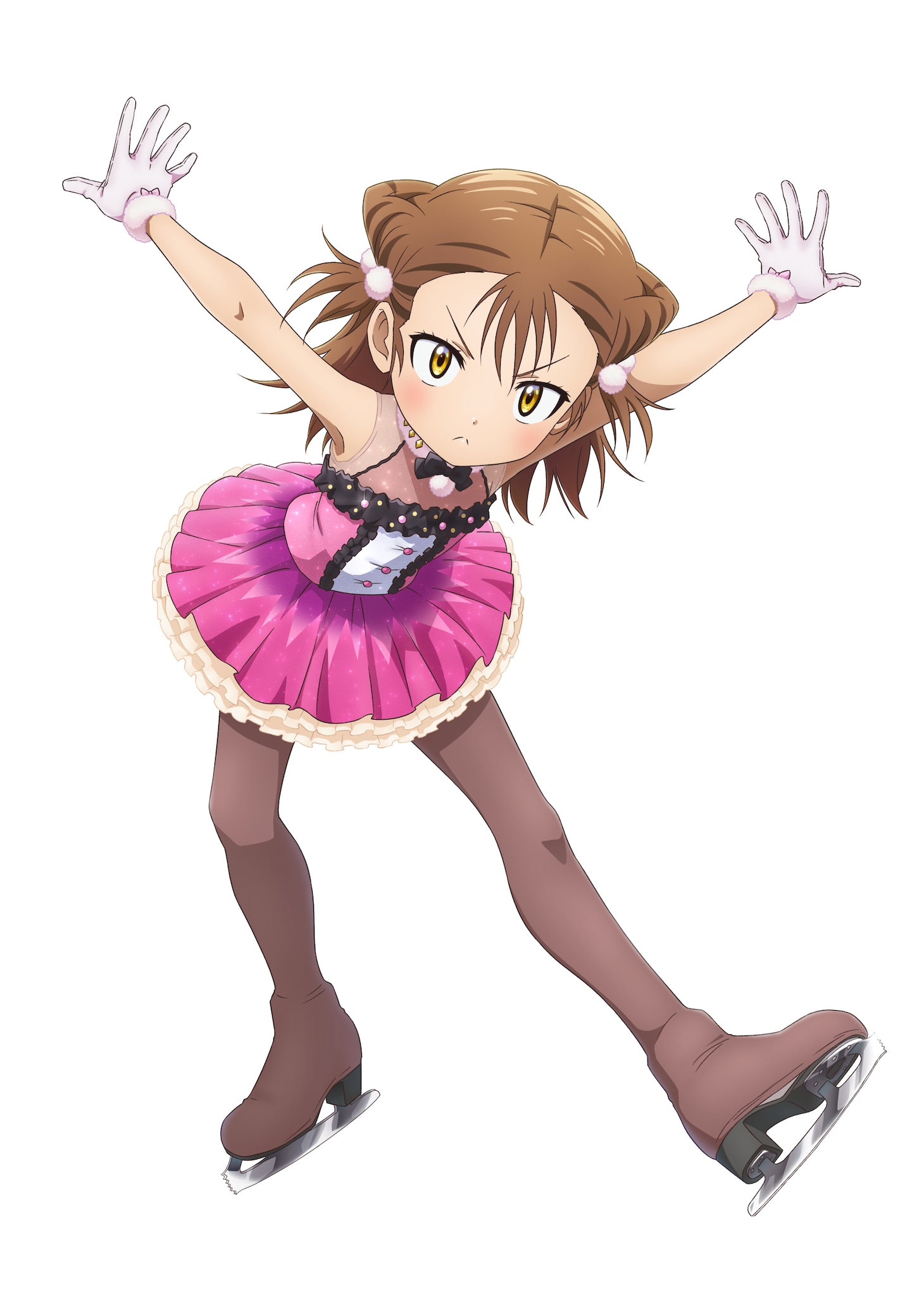 三家田涼佳（CV：木野日菜） (c)つるまいかだ・講談社/メダリスト製作委員会