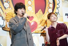 左から杉田智和、小林竜之。