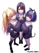 「色憑くモノクローム」イラスト