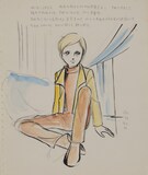 萩尾望都のスケッチ。 (c)Moto Hagio