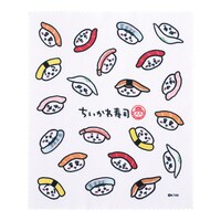 「むちゃうま!!ちいかわ寿司」で販売されるトレーディングマルチクロス。