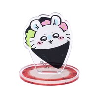 「むちゃうま!!ちいかわ寿司」で販売されるアクリルスタンドinカプセル。