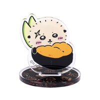 「むちゃうま!!ちいかわ寿司」で販売されるアクリルスタンドinカプセル。