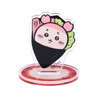 「むちゃうま!!ちいかわ寿司」で販売されるアクリルスタンドinカプセル。