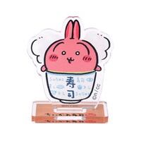 「むちゃうま!!ちいかわ寿司」で販売されるアクリルスタンドinカプセル。