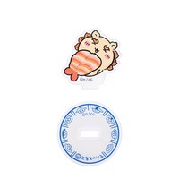 「むちゃうま!!ちいかわ寿司」で販売されるアクリルスタンドinカプセル。