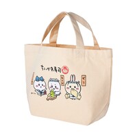 「むちゃうま!!ちいかわ寿司」で販売されるランチサイズトートバッグ。