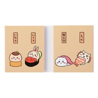 「むちゃうま!!ちいかわ寿司」で販売されるパタパタメモ。