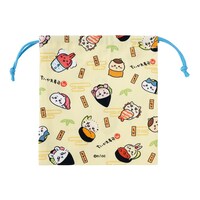 「むちゃうま!!ちいかわ寿司」で販売されるほどよいサイズの巾着。