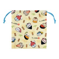 「むちゃうま!!ちいかわ寿司」で販売されるほどよいサイズの巾着。
