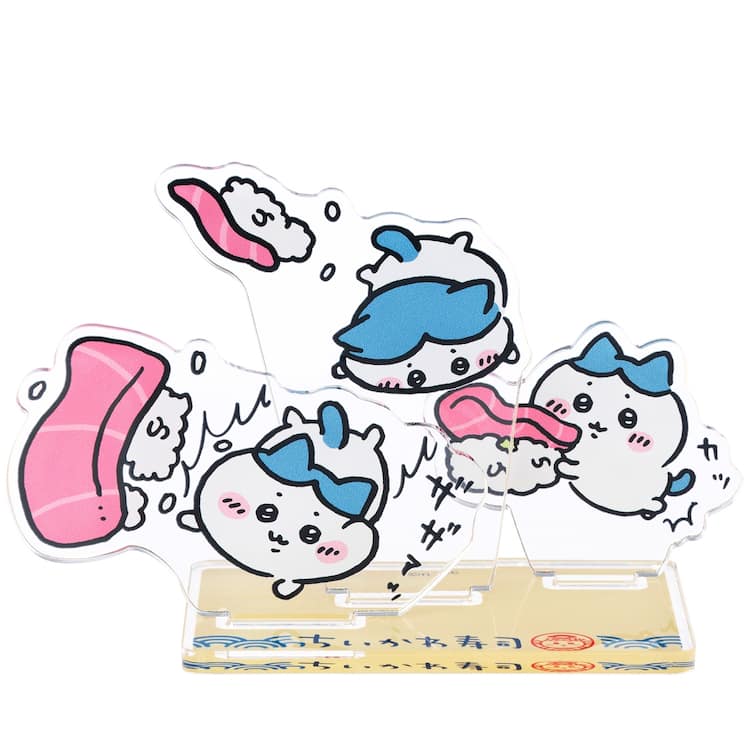 ちいかわ」“お寿司”テーマの新たな催事、ハチワレはでっかい寿司を  