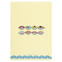 「むちゃうま!!ちいかわ寿司」で販売されるクリアファイル。