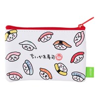 「むちゃうま!!ちいかわ寿司」で販売される2個セットポーチ。