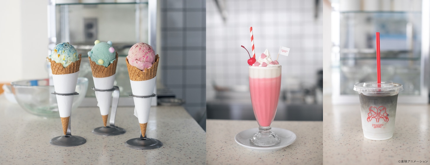 「precure genic × BIG BABY ICE CREAM」コラボメニュー