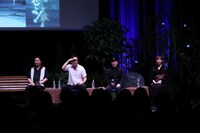 左から夜馬裕、吉田悠軌、村上ロック、牛抱せん夏。