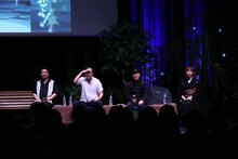 左から夜馬裕、吉田悠軌、村上ロック、牛抱せん夏。