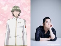 有馬燻（左）と福山潤（右）。