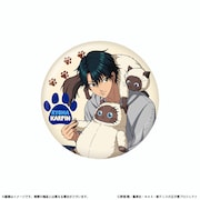 「75mm缶バッジ 越前リョーマ&カルピン」