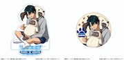 「アクリルスタンド 越前リョーマ&カルピン」「75mm缶バッジ 越前リョーマ&カルピン」