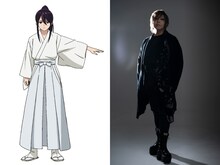 心刀・無垢（左）と緒方恵美。