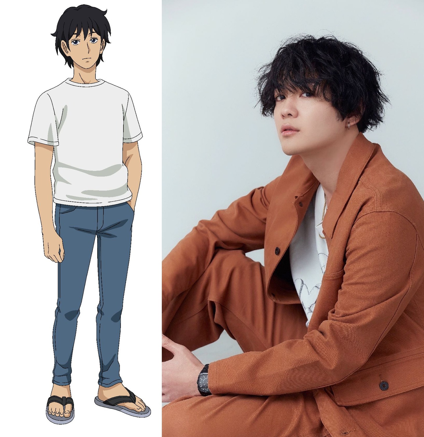 左から愛川蓮司、岩中睦樹。