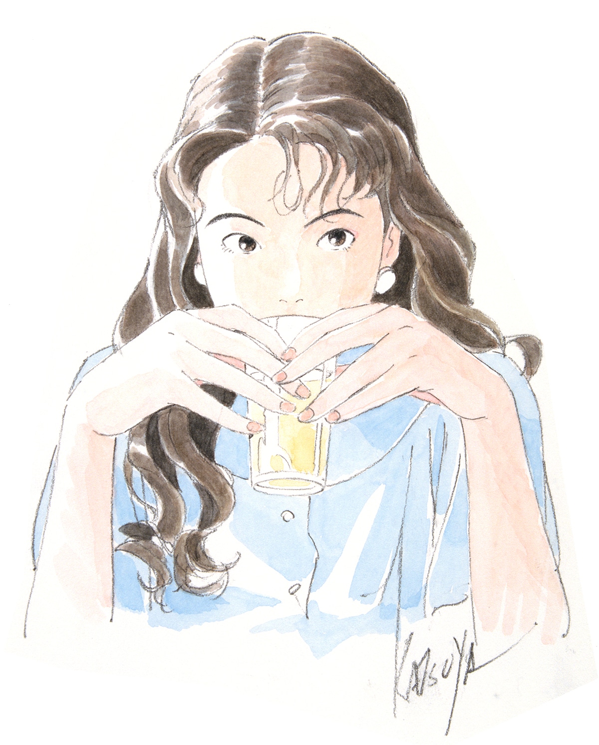 「海がきこえる THE VISUAL COLLECTION」より。
