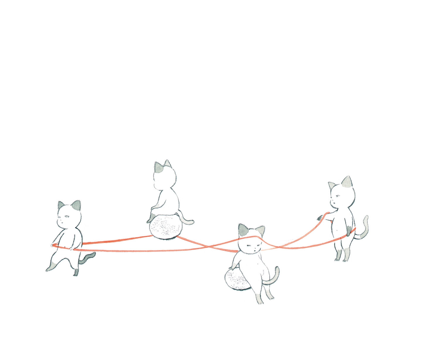 「一年前の猫」より。