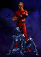 フォトスポットではサイコガンをはめて、こちらのコブラになりきろう。