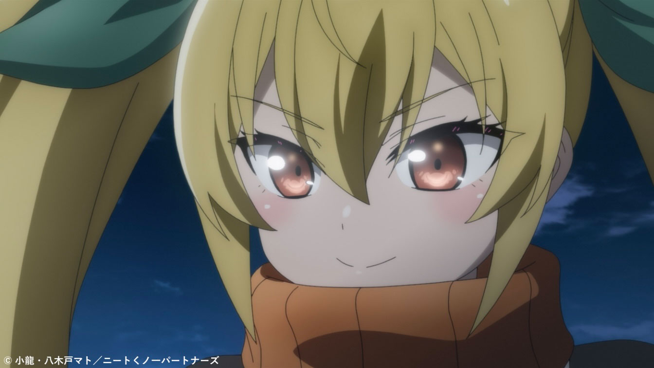 TVアニメ「ニートくノ一となぜか同棲はじめました」第1弾PVより。(c)小龍・八木戸マト／ニートくノ一パートナーズ