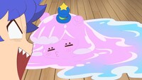 TVアニメ「ぷにるはかわいいスライム」PV第2弾より。 (c)まえだくん／小学館／ぷにる製作委員会
