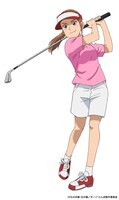 大井とんぼ（CV：はやしりか）。長年育ったトカラの島を出て、熊本の高校に進学。新たな体験の連続に戸惑いながらも高校生活をスタートさせる。九州女子選手権で出会ったライバルたちに刺激を受け、とんぼのゴルフが変化していく。(c)かわさき健・古沢優／オーイ！とんぼ製作委員会 (c) かわさき健・古沢優／ゴルフダイジェスト社