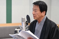 杉良太郎のアフレコ風景。