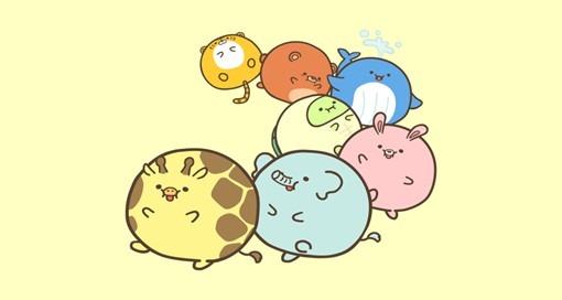 アニメ「ぽちゃーズ」ビジュアル