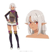 シルク（CV：川井田夏海）
新米パーティ「クローバー」のサブリーダーで、マリナ、レインと同じくユークの元教え子。職業はレンジャー/精霊使い。弓の名手であり、前線で戦うマリナを優れた狙撃能
力で巧みにサポートする。しっかりした性格のためパーティ内での信頼も厚く、クエスト成功によるパーティの獲得報酬の管理・貯蓄は一括して彼女が担当。当面の目標は、「クローバー」のための拠点を購入すること。かつて迫害を受けていた氏族“ダークエルフ”にルーツを持つ。