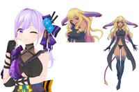 左から朝ノ瑠璃、カラヴィス。