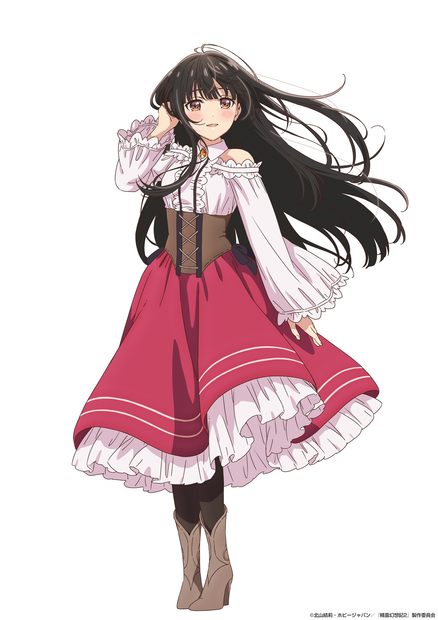 綾瀬美春の描き下ろしビジュアル。