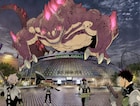 「怪獣8号展」描き下ろしの巨大「怪獣百景」が会場に フードメニューの詳細も公開